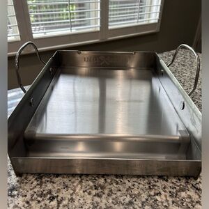 Little Griddle Professional Stainless Steel Griddle for BBQ Grills